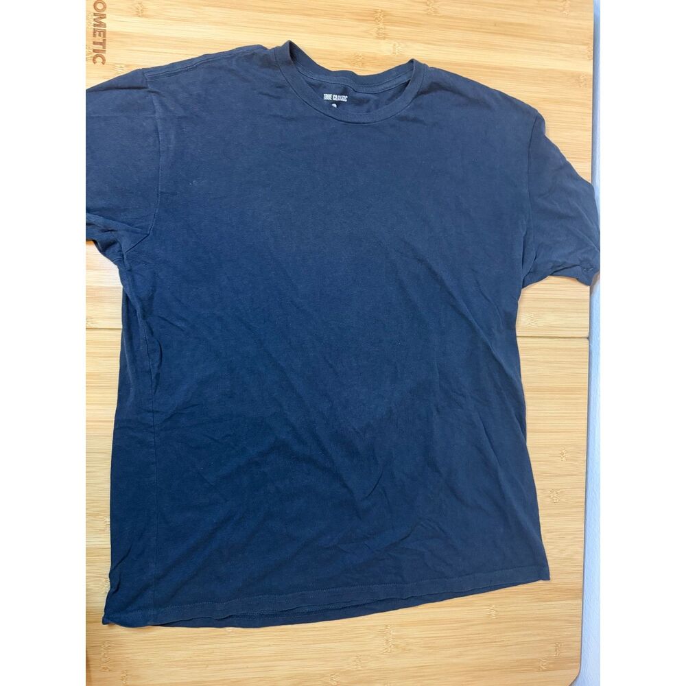 True Classic Tees Shirt Mens Large True Navy Blue Basic Short Sleeve Tee